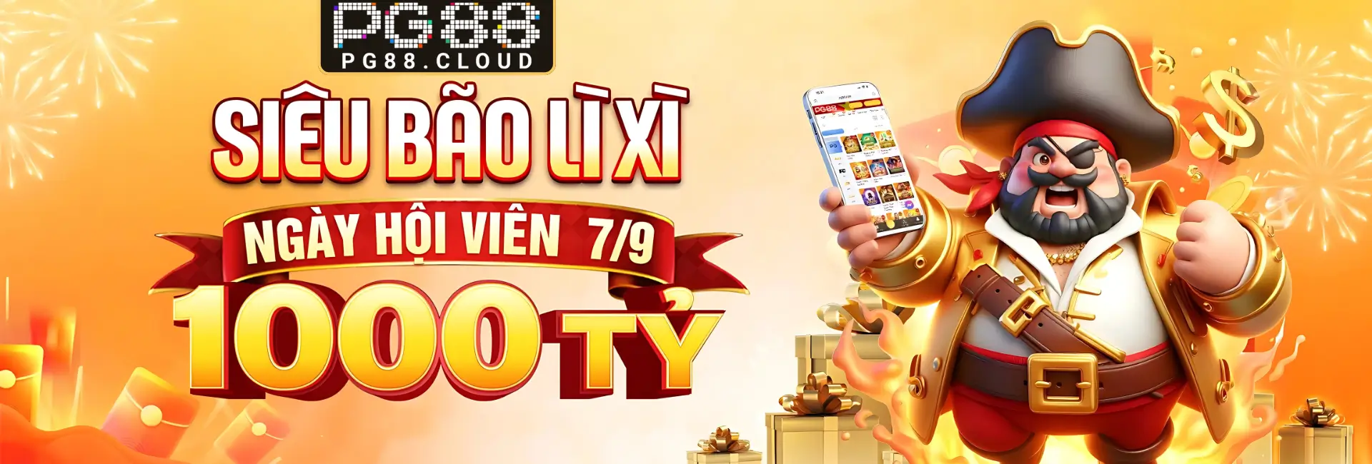 nhà cái PG88 lì xì nghìn tỷ ngày hội viên