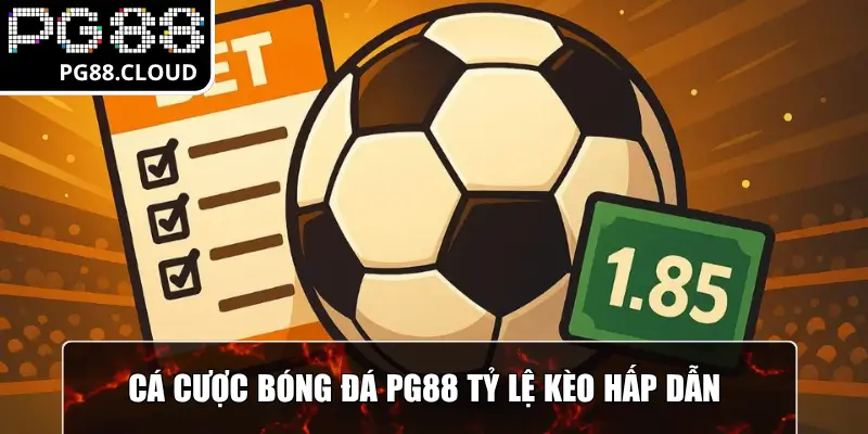 Cá cược bóng đá PG88 tỷ lệ kèo hấp dẫn